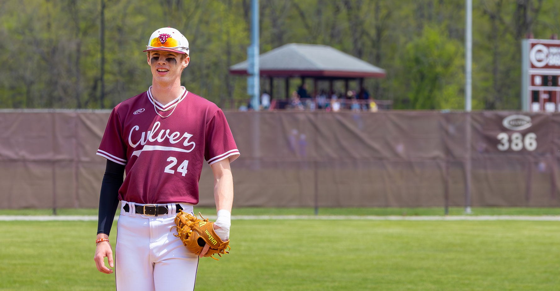 student baseball player